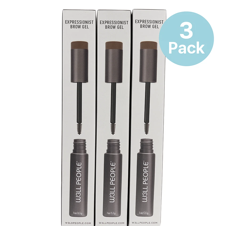 W3LL PEOPLE Expressionist Brow Gel 0.11oz 3 Pack New - Image 1 of 1