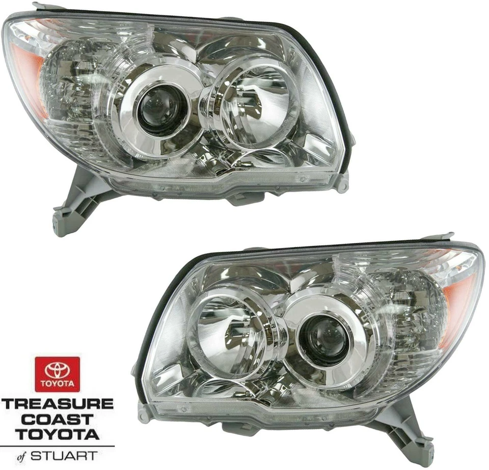 NEW OEM 2006-2009 TOYOTA 4RUNNER FRONT HEADLIGHTS RIGHT & LEFT 2 PC SET — 第 1/1 张图片