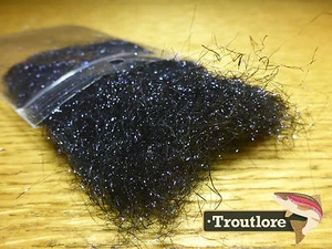 ICE DUB UV BLACK HARELINE DUBBIN - NEW FLY TYING DUBBING - Picture 1 of 5