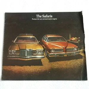 1974 Safaris, Pontiac's Full & Mid-sized Station Wagons, Good Vintage Condition - Picture 1 of 5