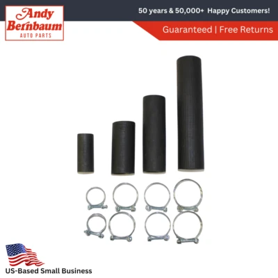 For 1934-1948 Dodge Plymouth Chrysler 6-Cyl Radiator Hose W/ Two Wire Clamps Kit - Image 1 of 4