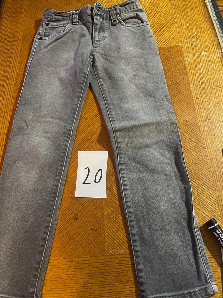 Vaqueros Shaun blancos ajustados talla 8 negros niños Foto 1 de 1