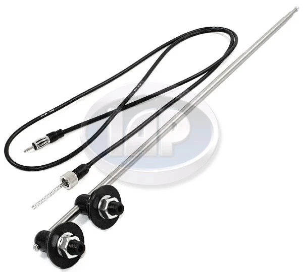 ANTENA DE MONTAJE LATERAL DOBLE 2 POSTES VOLKSWAGEN T1 BUG BEETLE 1946-66 T2 BUS 1950-79 Foto 1 de 1