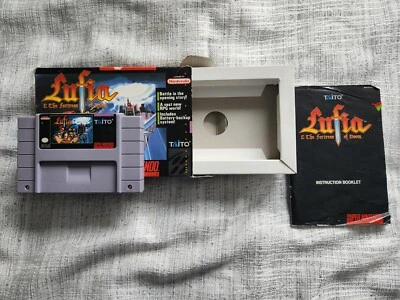Lufia and the Fortress of Doom Super Nintendo SNES with Box and manual - Image 1 of 4