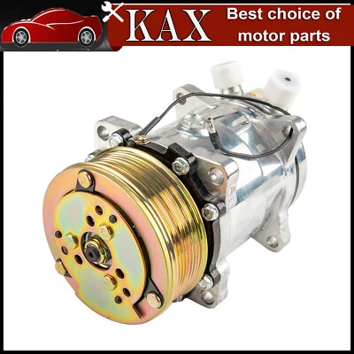 A/C Compressor For 1987-1990 Jeep Wrangler 1987 1988 1989 1990 Jeep CJ7 Foto 1 de 4