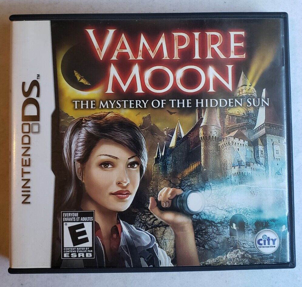 NINTENDO DS Vampire Moon: Mystery of Hidden Sun With Original Insert And Case