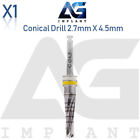 Conical Drill Ø2.7mmXØ4.5mm External Irrigation Tool Dental 