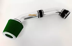 Black Green Cold Air Intake System Kit Filter For 1999-2005 BMW E46 325 328 330 - Foto 1 di 1