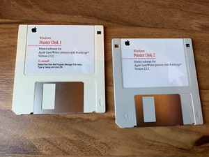 Apple LaserWriter Windows Printer Disks with PostScript Version 2.1.1 Vintage - Picture 1 of 2