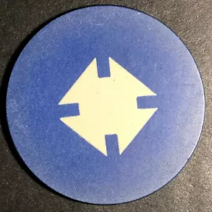 Vintage 39 mm Ton Poker Chip - Malteserkreuz - Bild 1 von 3