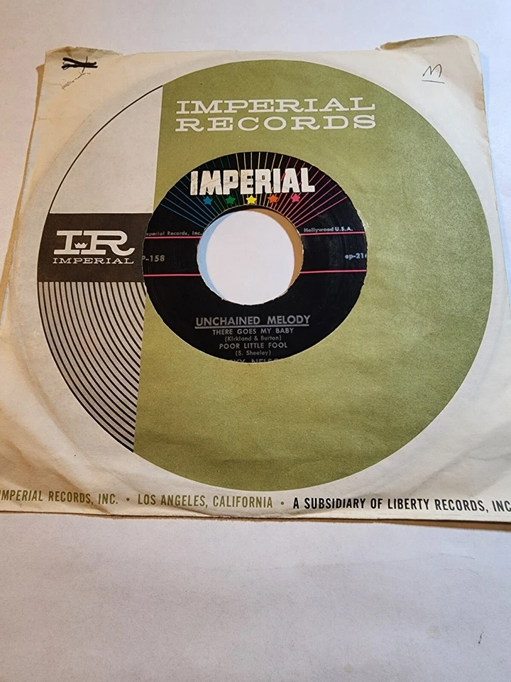 Ricky Nelson - Unchained Melody, I'll Walk Alone  -Imperial 4 Songs GOOD+ F203 - Image 1 of 1