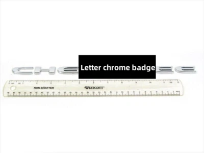 New Chrome Nameplate Emblem Badge Left&Right Front Door For 14-21 Jeep Cherokee - Image 1 of 2
