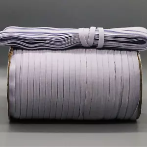 1/4" White Elastic Band (6MM) | DIY Masks | 144 Yards Elastic for Sewing Masks - Picture 1 of 4