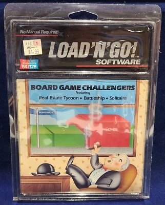 Commodore 64 Load N Go Software Board Game Challengers Game NEW Battleship C64 - Image 1 of 4