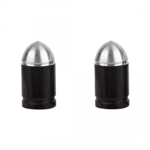 Trik Topz Bullet Bicycle PRESTA Valve Caps (pair) - BLACK - Picture 1 of 1