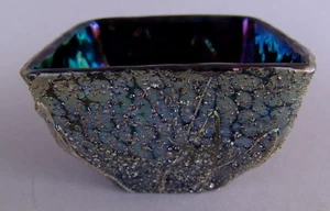 LÖTZ, PALME, KÖNIG, RARE IRISIERENDE GLAS SCHALE - Bild 1 von 7