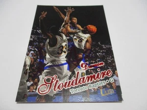 DAMON STOUDAMIRE 1997-98 FLEER ULTRA NBA BASKETBALL SIGNED CARD RAPTORS PG - Picture 1 of 1
