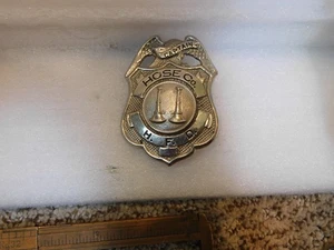 Vecchio Capitano Obsoleto in pensione H.F.D. Distintivo Vigili del Fuoco Tubo Co. - Foto 1 di 4
