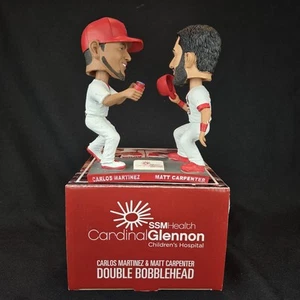 St Louis Cardinals Carlos Martinez Matt Carpenter Double Bobblehead SGA 2017 - Picture 1 of 19