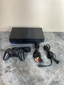 Sony PlayStation 2 PS2 Fat Console Bundle SCPH-39001 TESTED - Picture 1 of 11