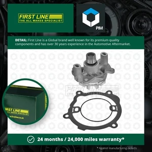 Water Pump fits NISSAN INTERSTAR X70 2.2D 2002 on G9T722 Coolant Firstline New - Picture 1 of 2