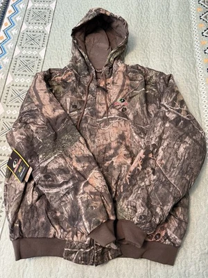 Nueva Chaqueta Bomber Mossy Oak Sudadera con Capucha Camuflada Aislada Acolchada Para Hombres Talla XL Foto 1 de 4