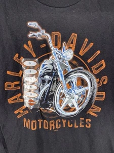 Harley Davidson Motorcycle Biker T Shirt Surf City Huntington Beach CA S Small - Picture 1 of 11