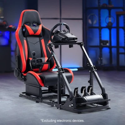 Dardoo Racing Simulator Cockpit with Seat Fits Logitech G923 G29 G920 Xbox PS - Image 1 of 4