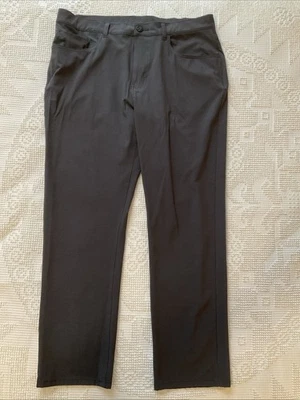 Pantalones chinos de golf Callaway para hombre talla 36x32 negros pierna recta elásticos 0862 Foto 1 de 4