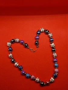 Heavyweight Colorful Heart Charm Necklace - Picture 1 of 5