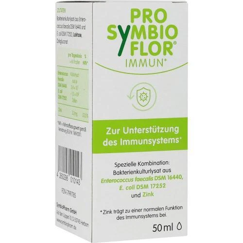 SYMBIOPHARM GMBH PRO-SYMBIOFLOR Immun mit Bakterienkulturen & Zink 50 ML PZN 17991785