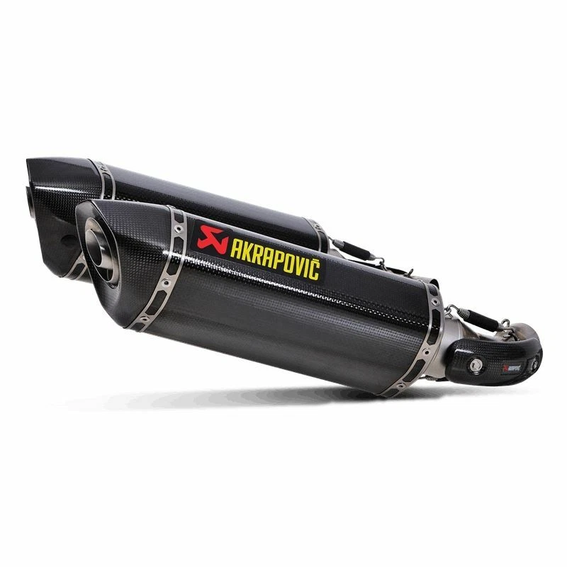 Escape Akrapovic negro carbono sin cordones Ducati 1100 S Monster 2009-2010 Foto 1 de 1