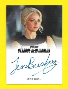 Star Trek Strange New Worlds Staffel 2 Autogramm Jess Bush als Christine Chapel - Bild 1 von 3