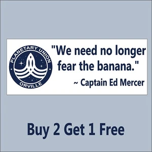 The Orville - Fear the Banana Aufkleber - Ed Mercer MacFarlane GoGoSticker - Bild 1 von 1