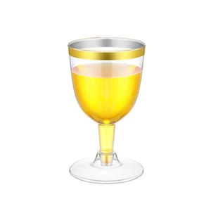 Klarer Plastik --Einweg --Weingläser Pack Night Cocktail Party - Bild 1 von 18
