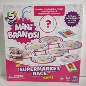 Mini Brands Supermarket Race Game Cards Figurines Surprise Age 8+ Adult New - Picture 1 of 3