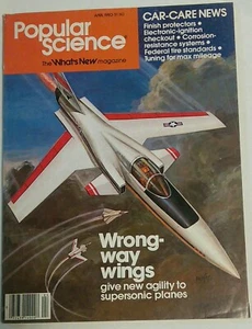 POPULAR SCIENCE Magazine, APRIL 1980, WRONG-WAY WINGS - SUPERSONIC PLANES! - Picture 1 of 2