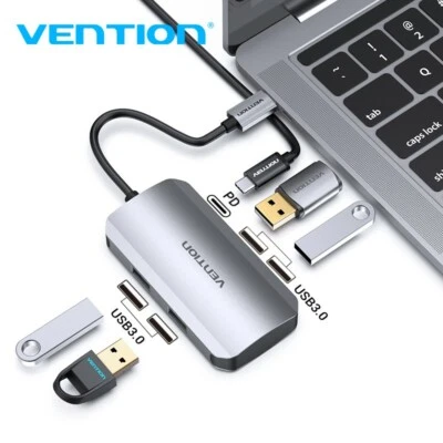 USB C Hub to Multi USB 3.0 PD Charging Adapter Splitter for MacBook Pro Samsung - Image 1 of 4