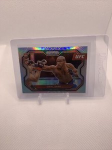 2021 Panini Prizm UFC Ciryl Gane RC Rookie Silver Prizm Refractor #184