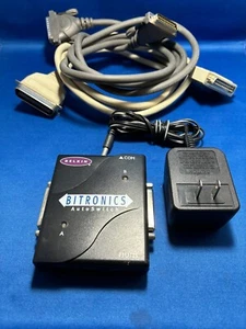 Belkin F1U125-KIT Black 2-Port Bitronics Parallel Auto Switch Kit with Cables - Picture 1 of 2
