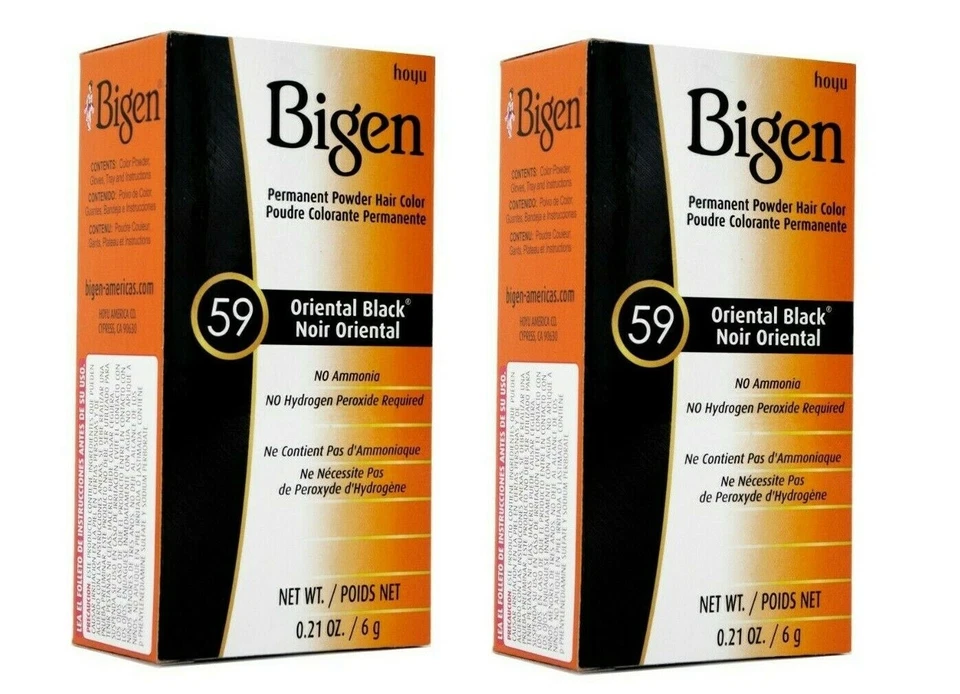Bigen 59 - Permanent Powder Hair Color Oriental Black (2 PACK) - Image 1 of 1