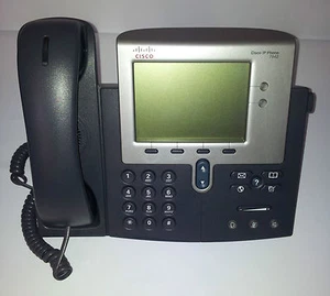 Cisco 7942G Unified VoIP IP Phone CP-7942G Business Telephone Desk Internet - Afbeelding 1 van 1