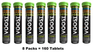 160 x VOOST Energy Orange and Mango Effervescent Tablets (8 x Pk20) NEW - Picture 1 of 4