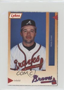 1994 Lykes Atlanta Braves Mark Lemke