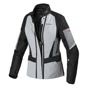 Spidi Traveler Womens Motorbike Motorcycle Textile Jacket Ice Grey Black Large - Picture 1 of 6