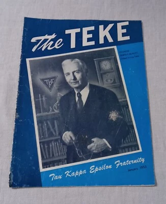 1955 THE TEKE TAU KAPPA EPSILON FRATERNITY MAGAZINE - Image 1 of 2