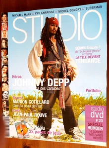 MAGAZINE STUDIO AVEC DVD N° 225 JUI-AOUT 2006 JOHNNY DEEP CYD CHARISSE - Picture 1 of 12