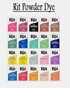 Rit Dye Allzweck Pulverfarbe für Stoff Baumwolle Wolle Nylon Seide Leinen Farbe färben - Bild 1 von 1