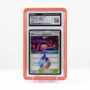 Pokémon Wondrous Labyrinth Holo #158 Team Up - CGC 10 - Picture 1 of 4