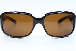 Giorgio Armani GA372S 584LF Black Wrap Brown Authentic Sunglasses 61-17-115mm - Picture 1 of 10